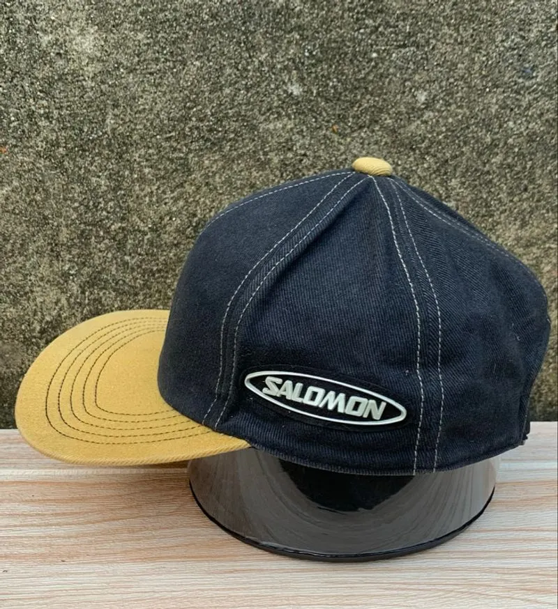 SALOMON vintage 90s Cap otentik japan rare photo 1