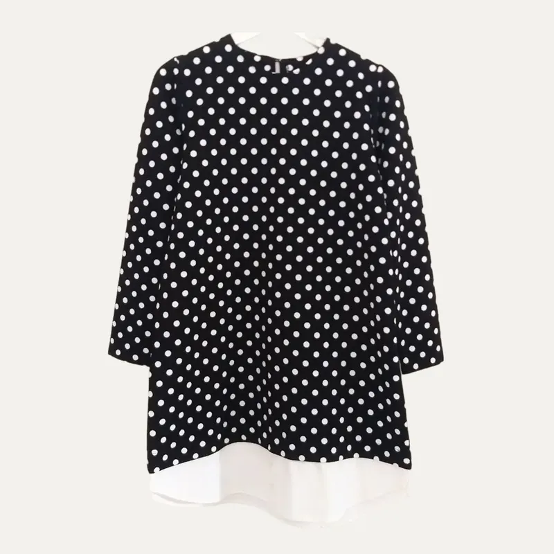 COTTONINK Casual Blouse Wanita white black photo 1