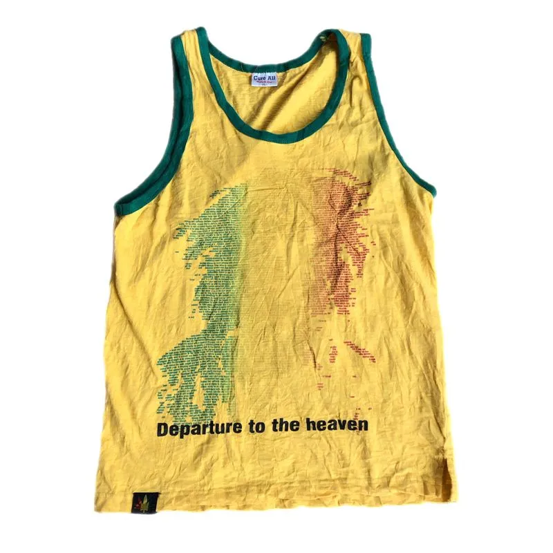 Y2K CURE ALL POEM BOB MARLEY SLEEVELESS GRUNGE  photo 1