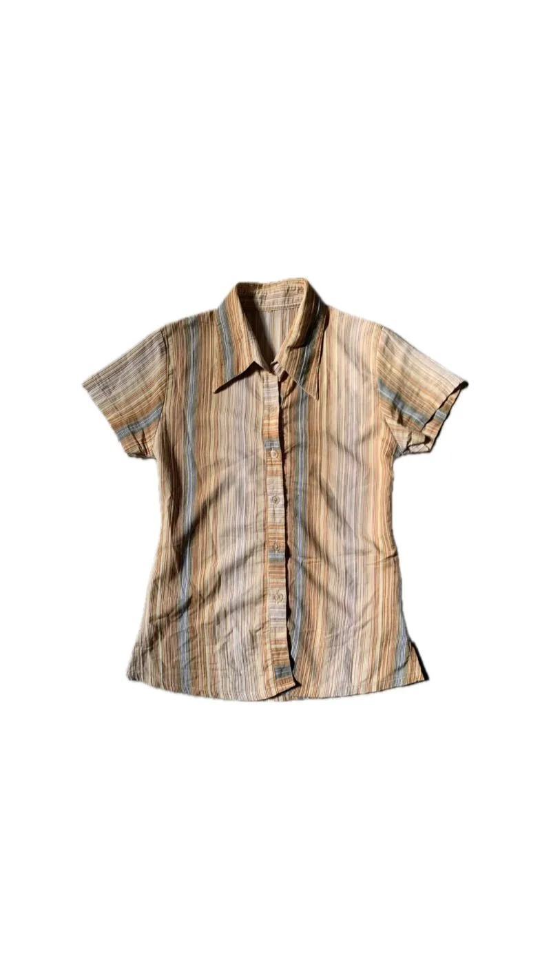 Soft Brown Retro Buttondown photo 1