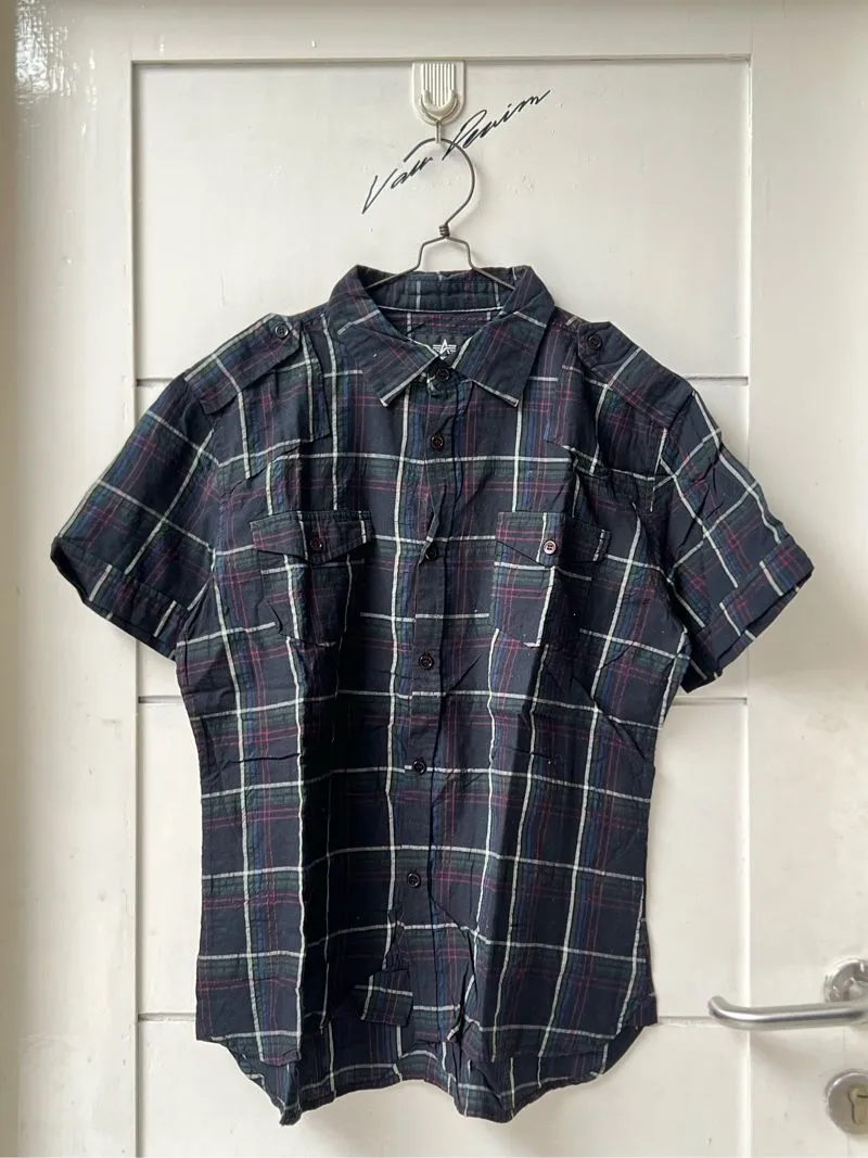 SALE!! Alpha Industries Inc Plaid Shirt photo 1