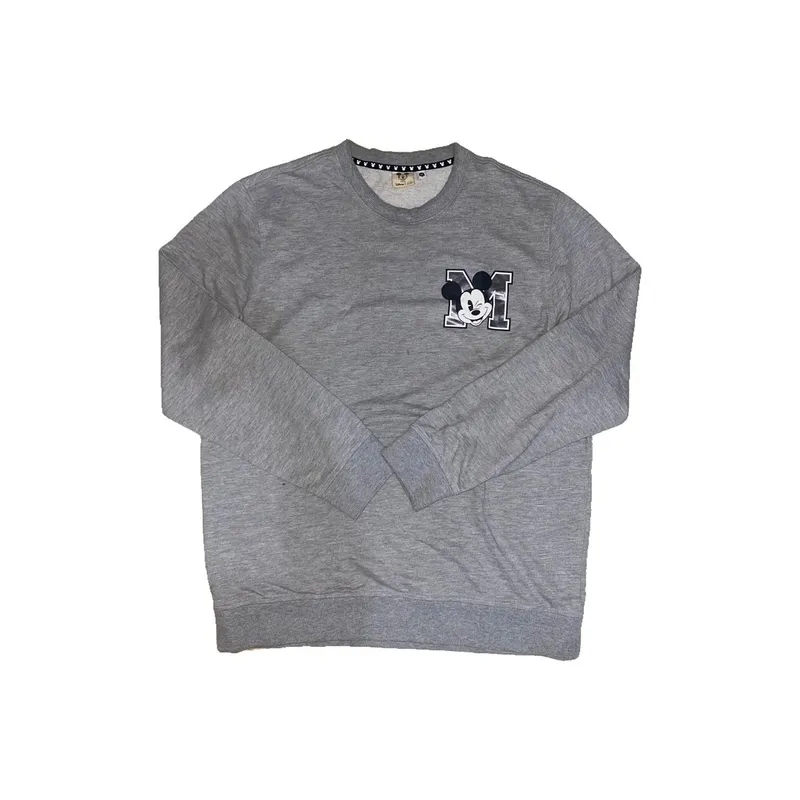 Crewneck Disney Mickey Mouse Gray Official Sweatshirt photo 1