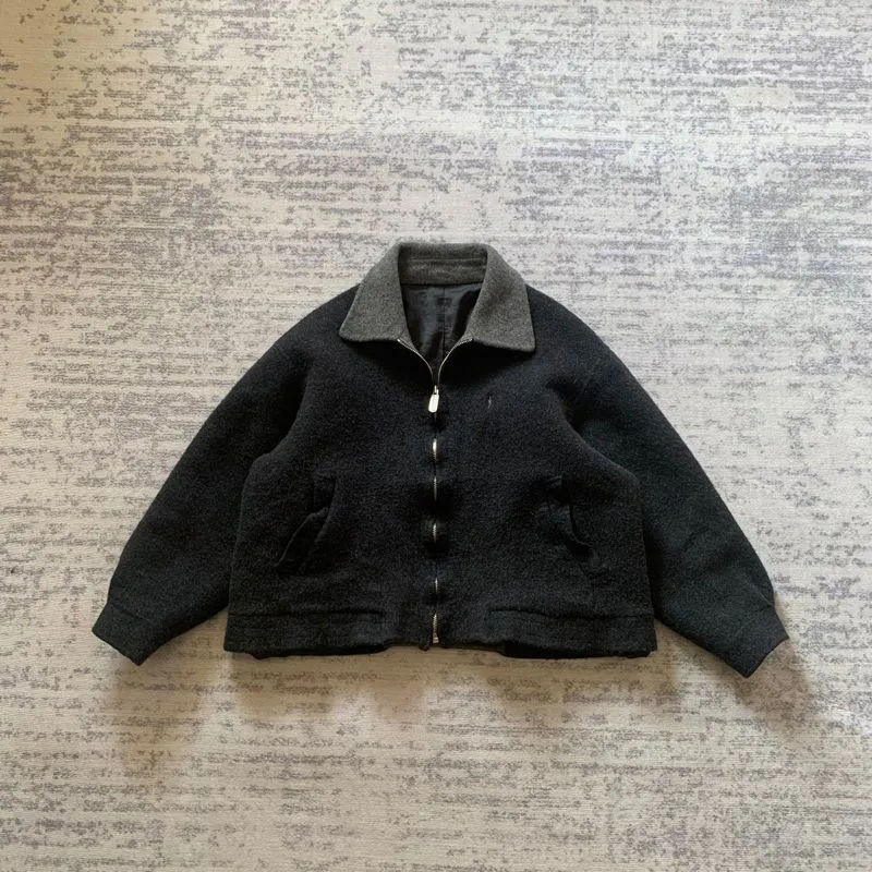 YSL VINTAGE CROP WOL JACKET photo 1