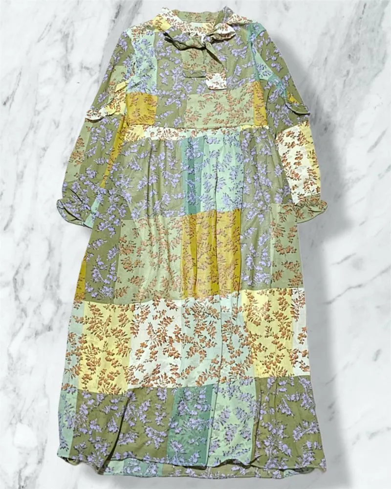 Dress Layer Bunga Bunga (Dress Wanita Vintage) photo 1