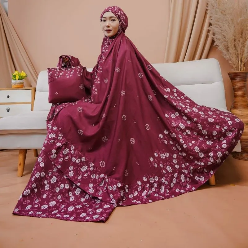Mukena bahan rayon jumbo photo 1