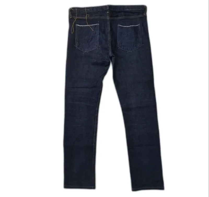 KURO Selvedge Japan slim fit 31-32 stretch navy vgc hemmed photo 1