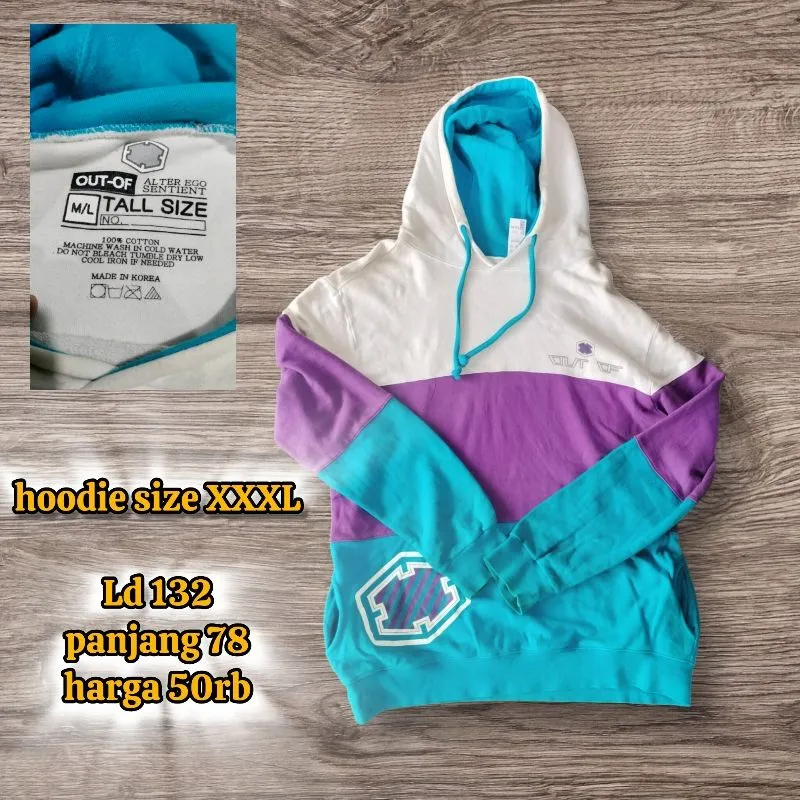 hoodie size XXXL

Alter ego korea photo 1