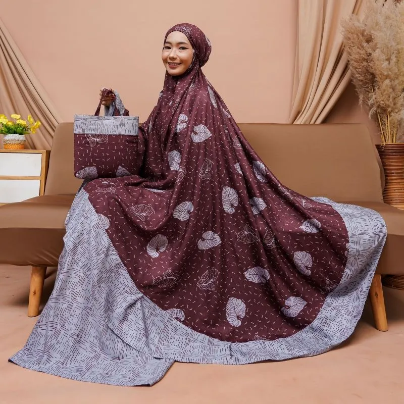 Mukena Motif Jumbo Bahan Rayon Premium 142K photo 1