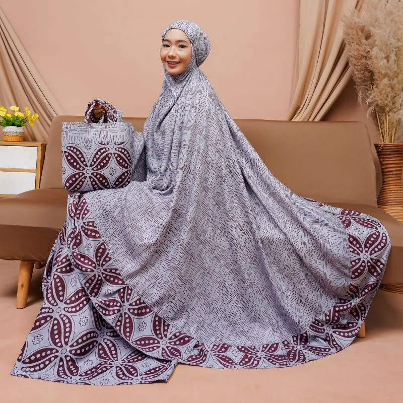 Mukena Motif Jumbo Bshan Rayon Premium 142K photo 1