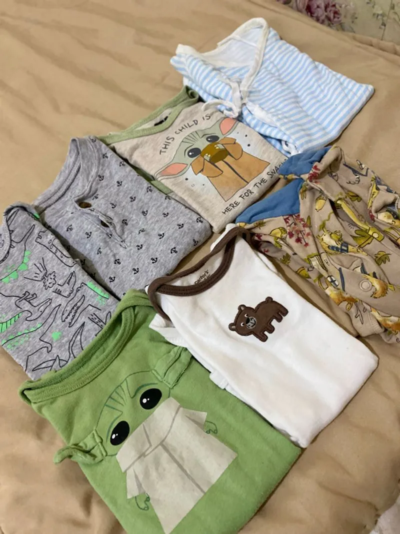 Preloved jp dan sleepsuit bayi 3-6bulan photo 1