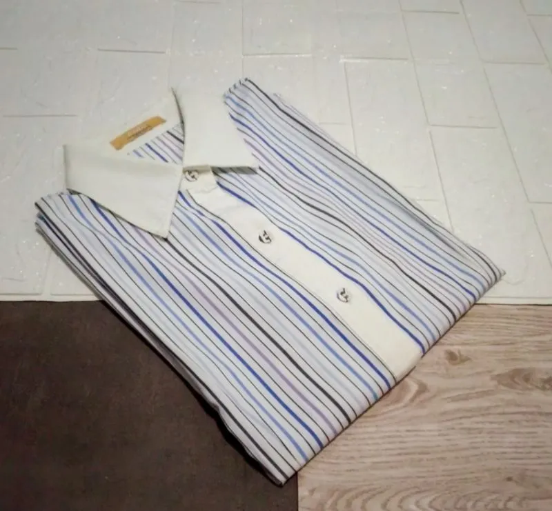 Kemeja Garis Tangan Panjang photo 1