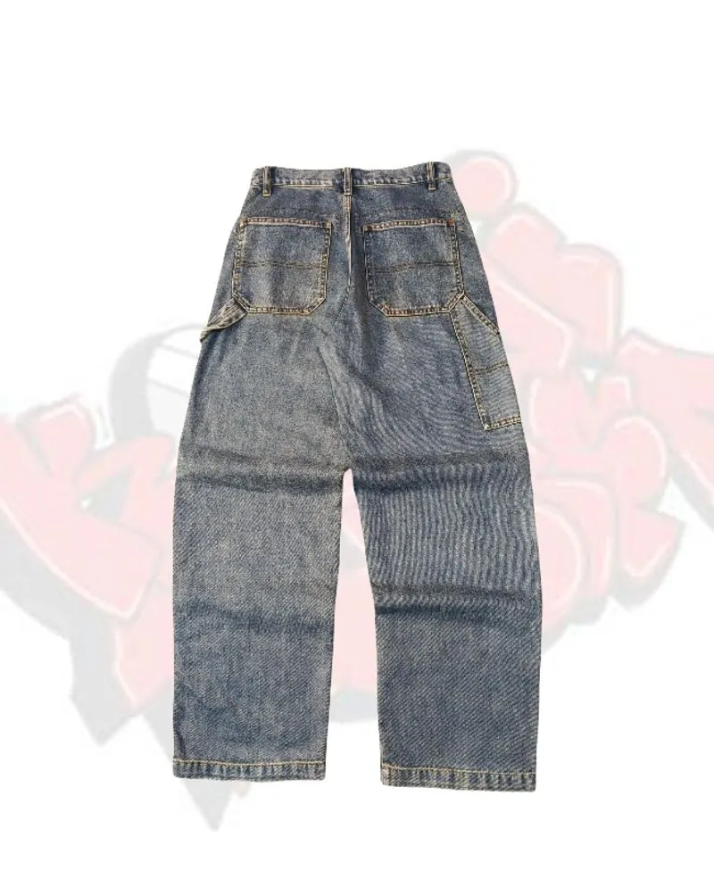 Baggy Loose fit Pants Jeans Carpenter By BOSSINI JEANS
 photo 1