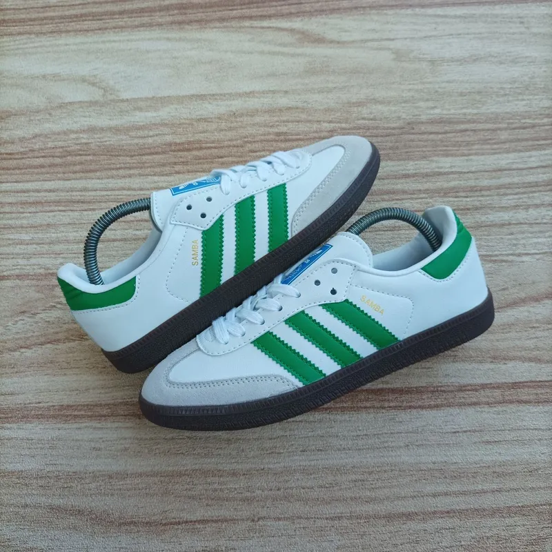 Adidas Indie Casual Sneakers Wanita white green photo 1