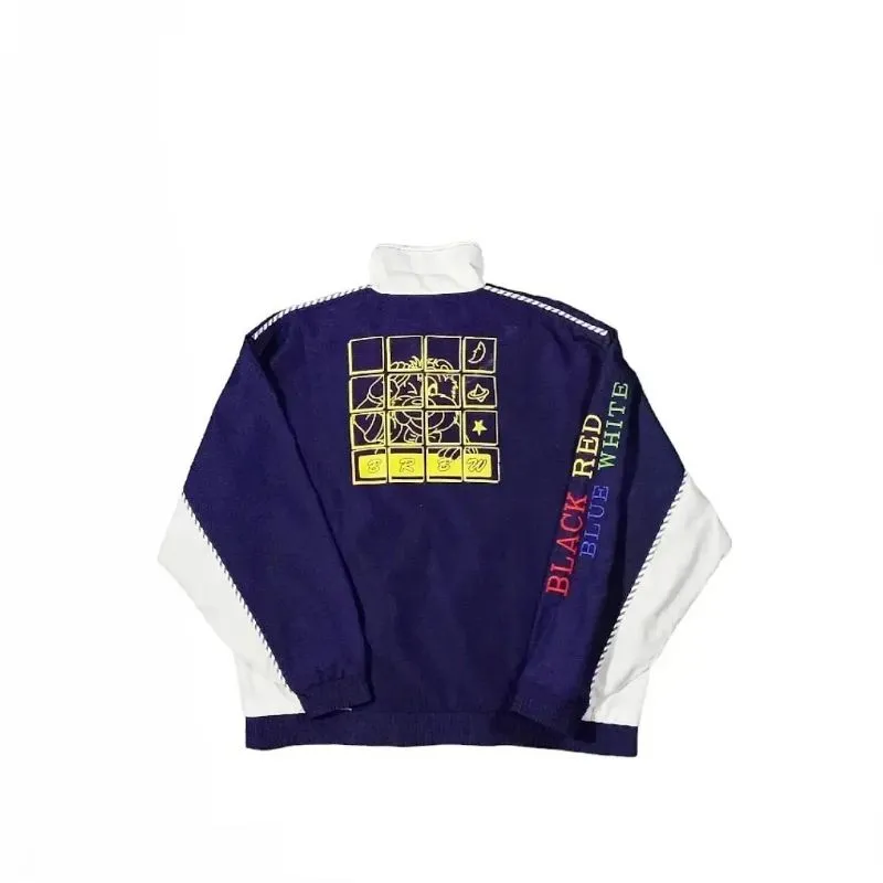 BLACK-RED WINBREAKER TRACKTOP JACKET photo 1