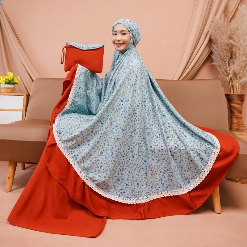 mukena inara premium rayon jumbo photo 1