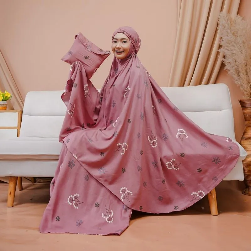 mukena alena rayon halus photo 1