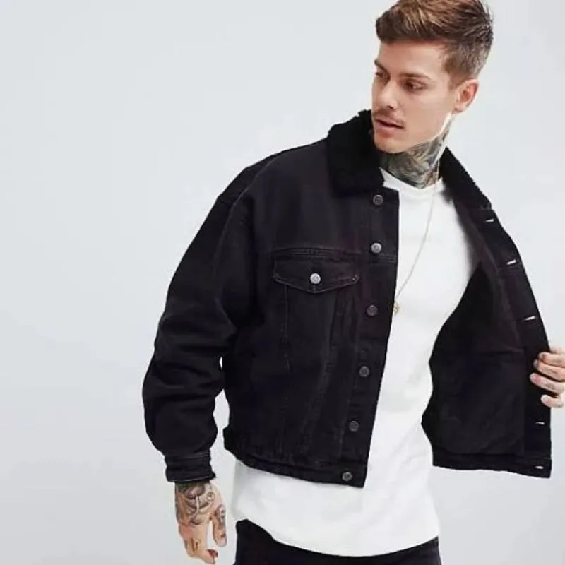 GU SHERPA TRUCKER DENIM JACKET photo 1