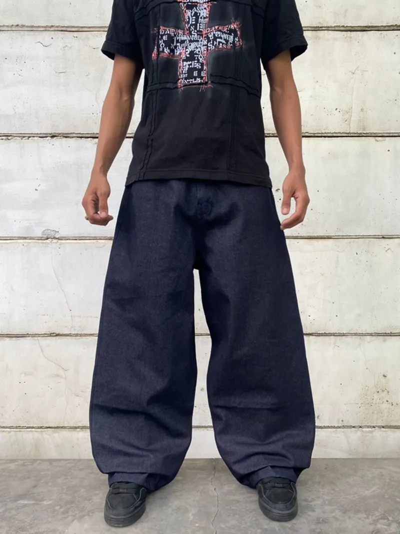 baggy jeans new raw denim photo 1