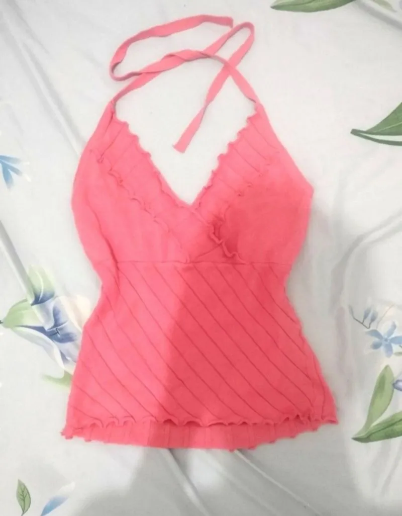 Helter neck pink photo 1