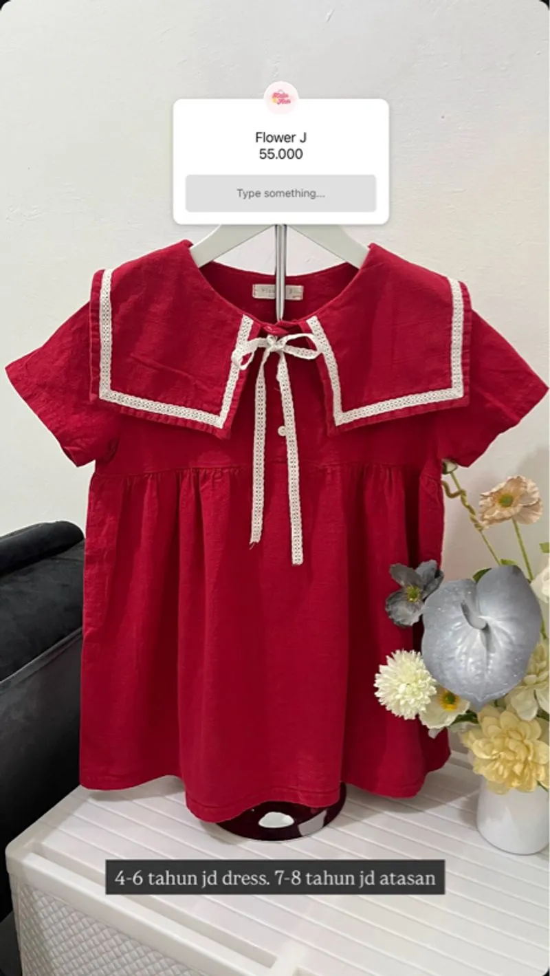 Flower J - red dress sailor photo 1