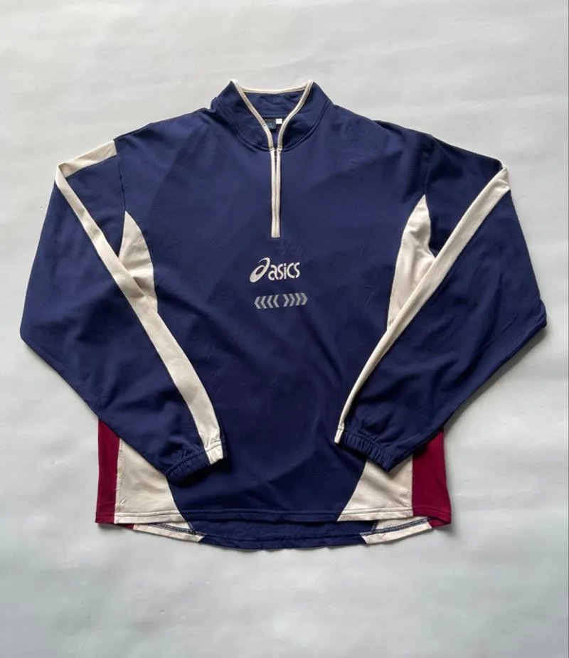 ✨ ASICS Vintage Training Half-Zip photo 1