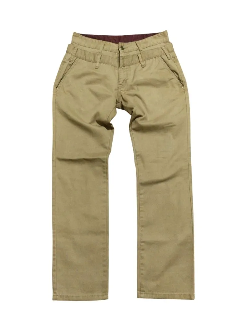 Japanese Brand Double Waist Chinos Pants photo 1