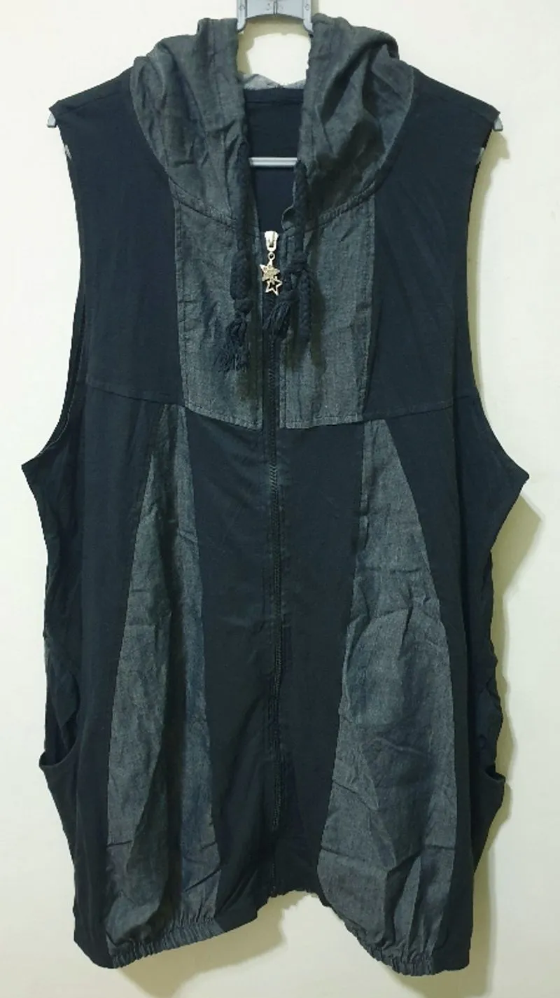 Rompi hoodie / vest panjang casual, second monza photo 1