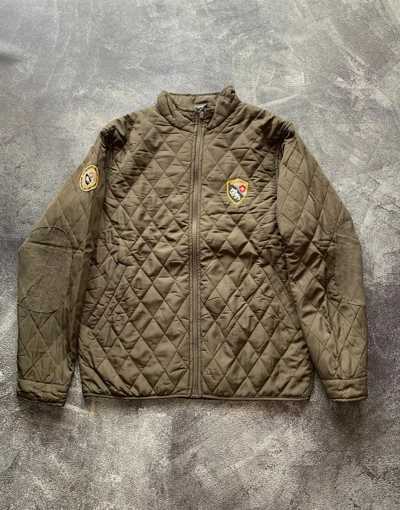 Casual Bomber jacket Pria multicolor green Preloved