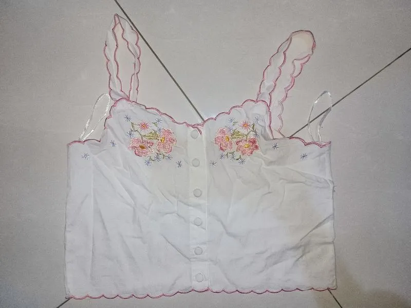 Colorbox Embroidered Button Up Camisole photo 1