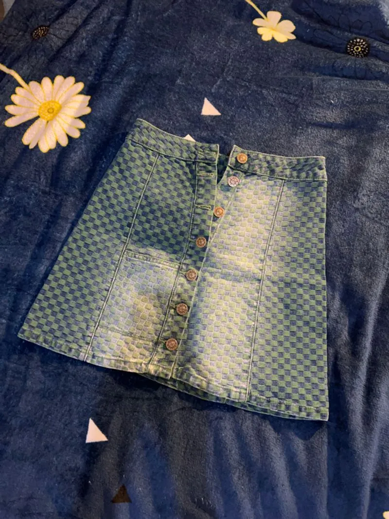 Rok Mini Motif Kotak photo 1