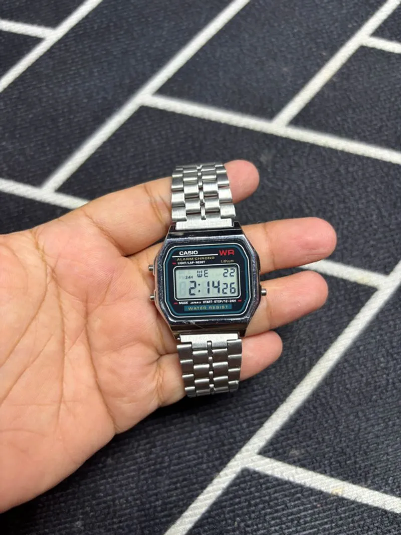 JAM CASIO A159W SILVER photo 1