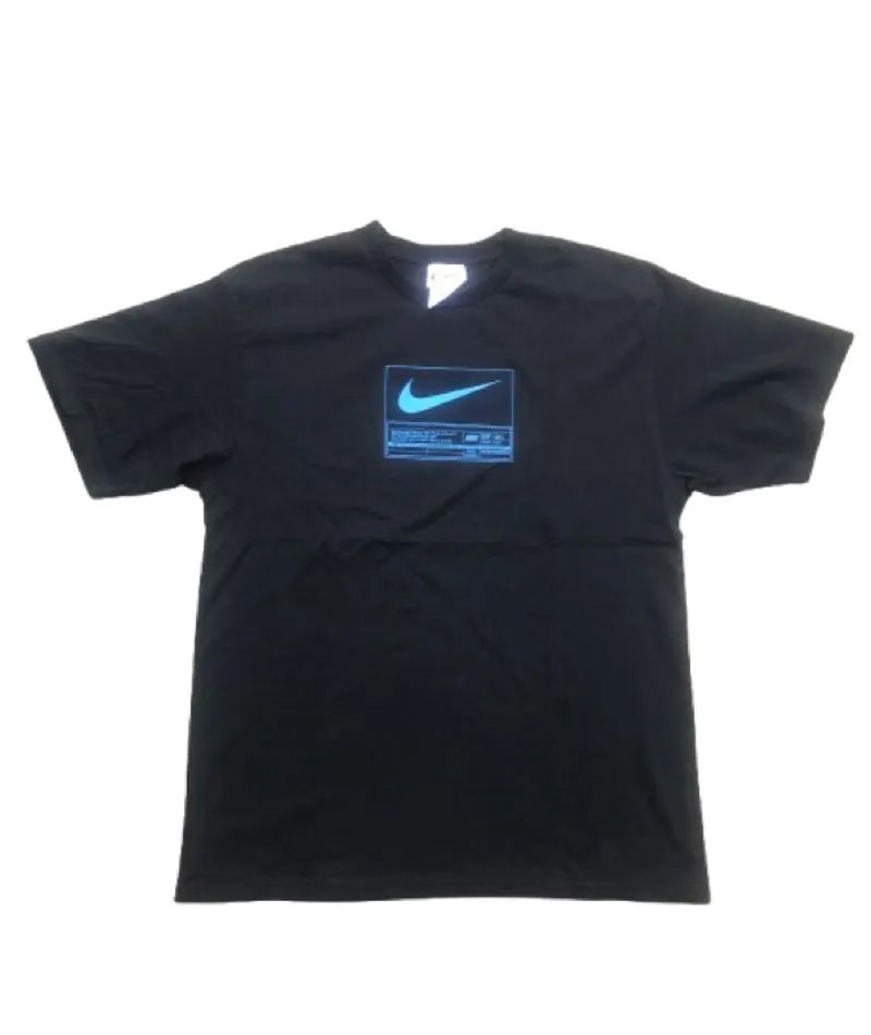 T-shirt Nike Logo Box Preloved L Black photo 1