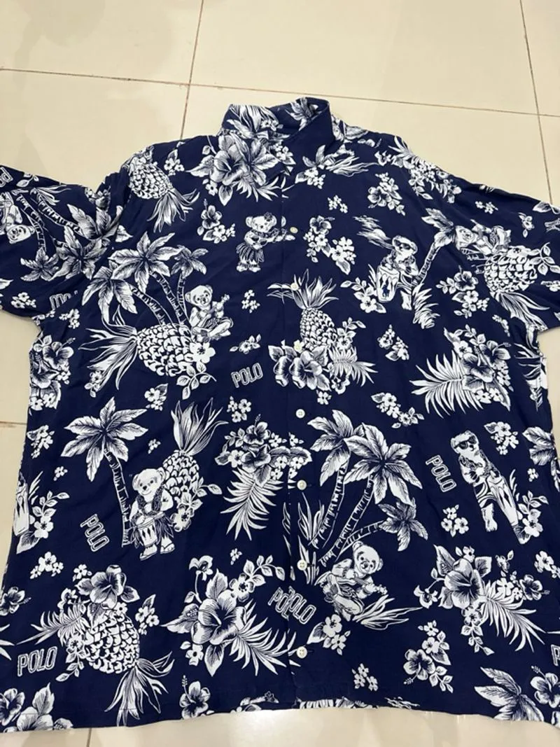 Polo bear kemeja pria bigsize jumbo photo 1