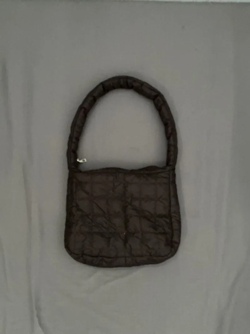 puffy bag brown photo 1
