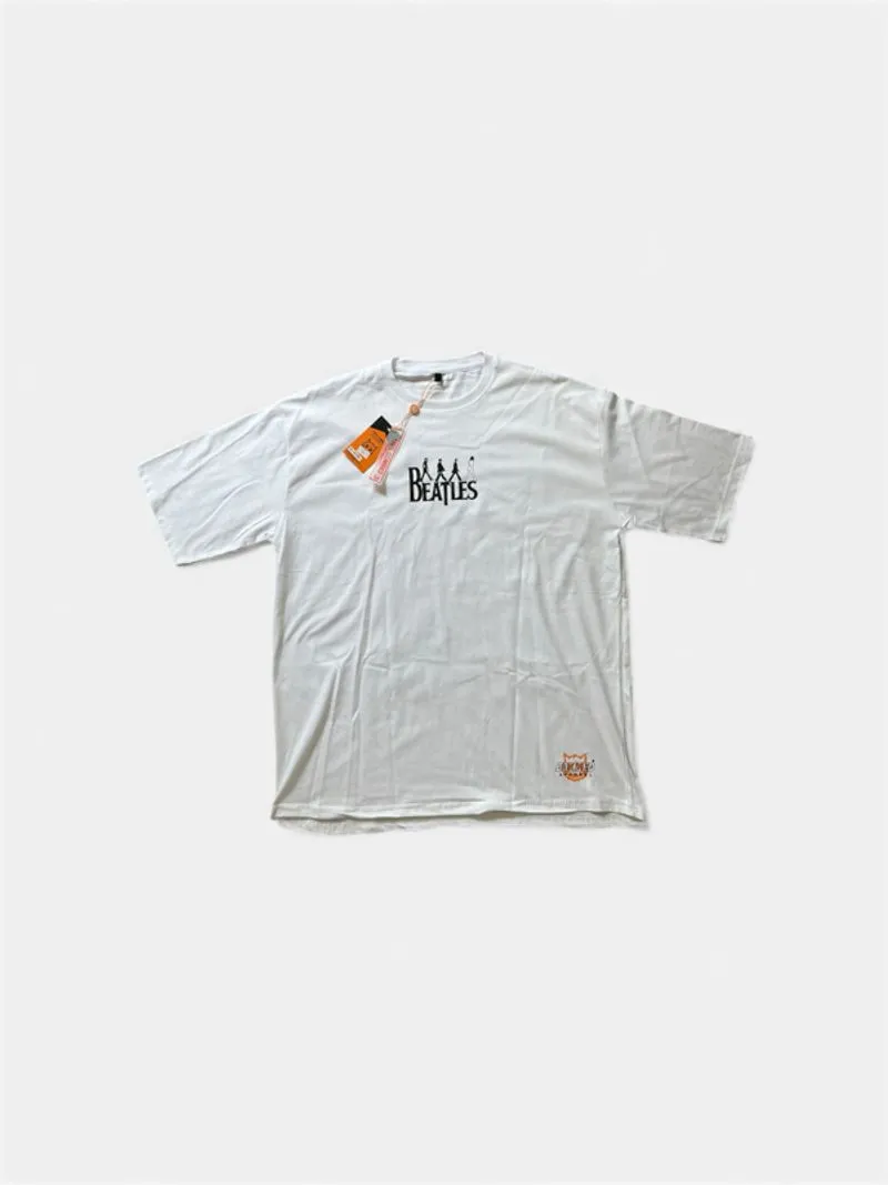 “The Beatles” Combed Apparel White T-Shirt photo 1