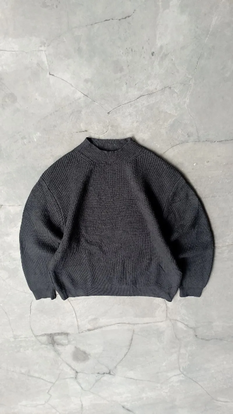 2000's Heavyweight Black Knitwear Boxy photo 1