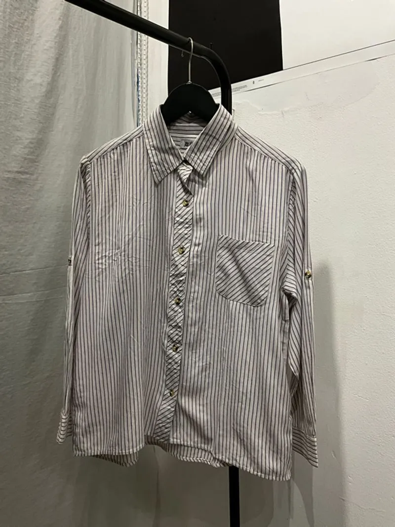 Pin Stripe Purple Shirt photo 1