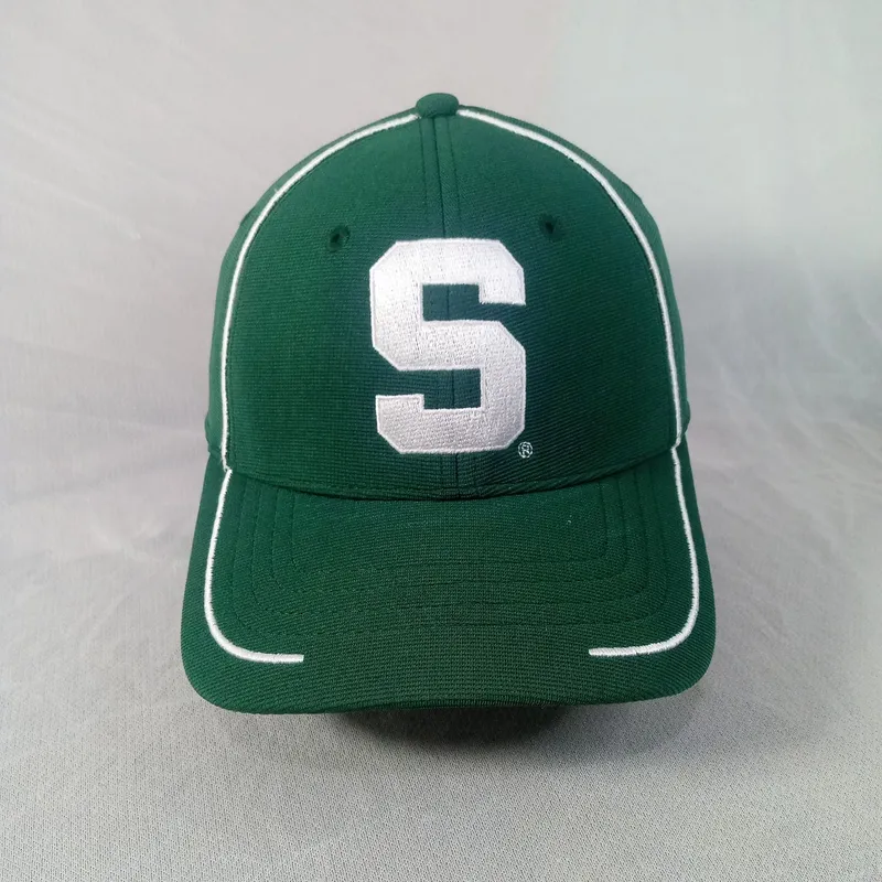 Vintage Streetwear Hat Pria white green photo 1