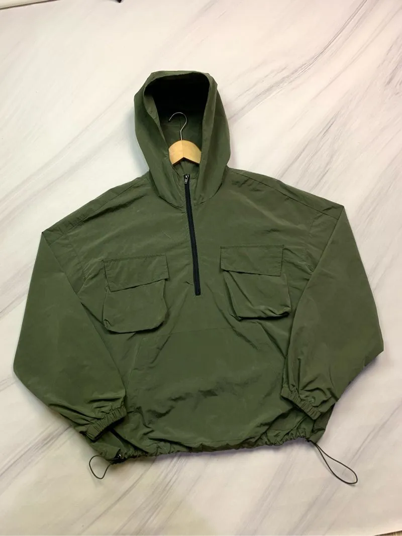 Japanese brand Casual Y2K Track jacket Pria green photo 1