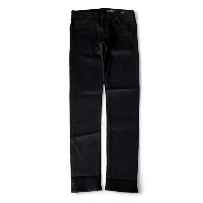 Uniqlo Biker Jeans Pria black photo 1