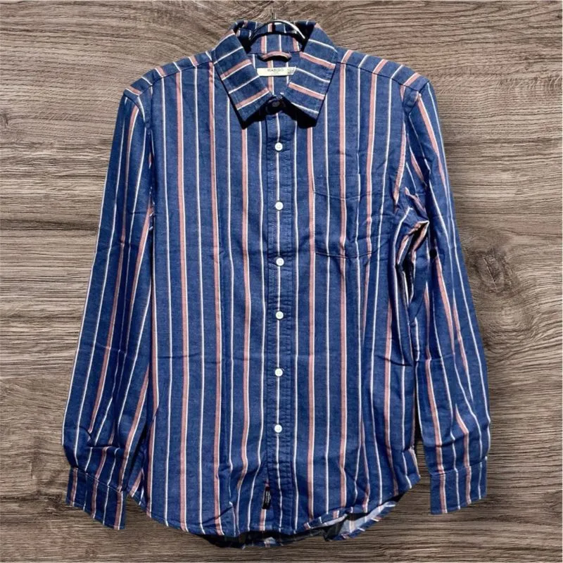 Kemeja Salur MANGO MAN S fit M 77x52 kondisi BARU lost tag photo 1