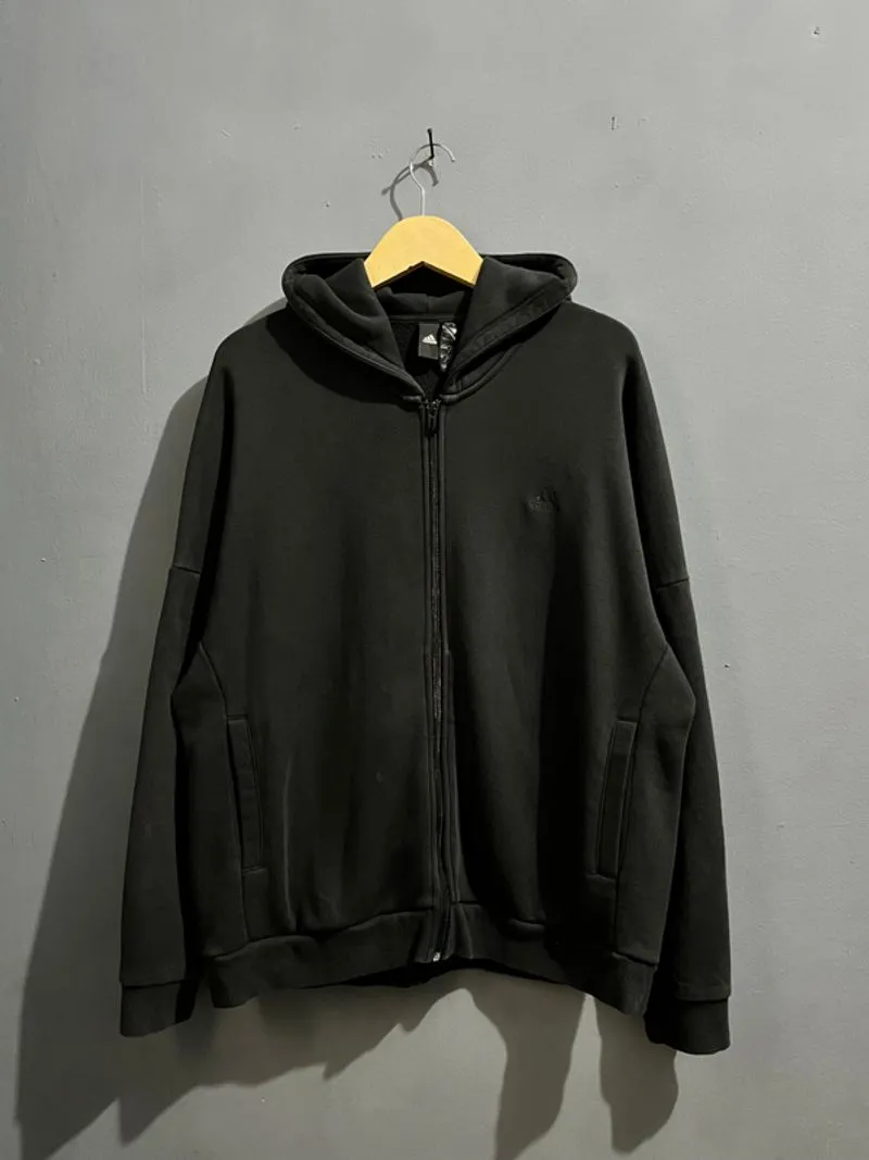 Hoodie Zipper Adidas Threestrips photo 1