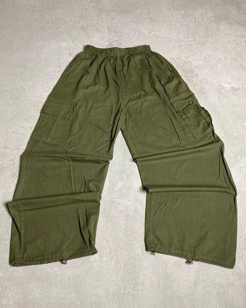 Another Shop Streetwear Y2K Casual pants Pria green photo 1