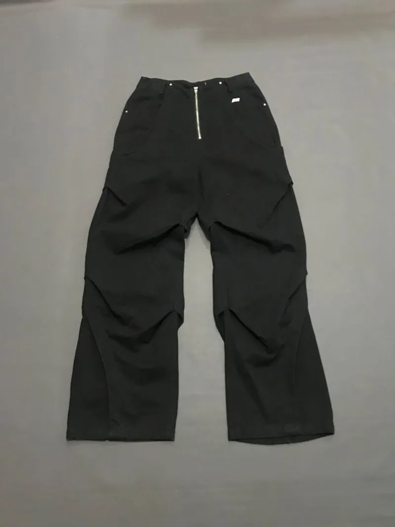 Flare denim pants Y2K style photo 1
