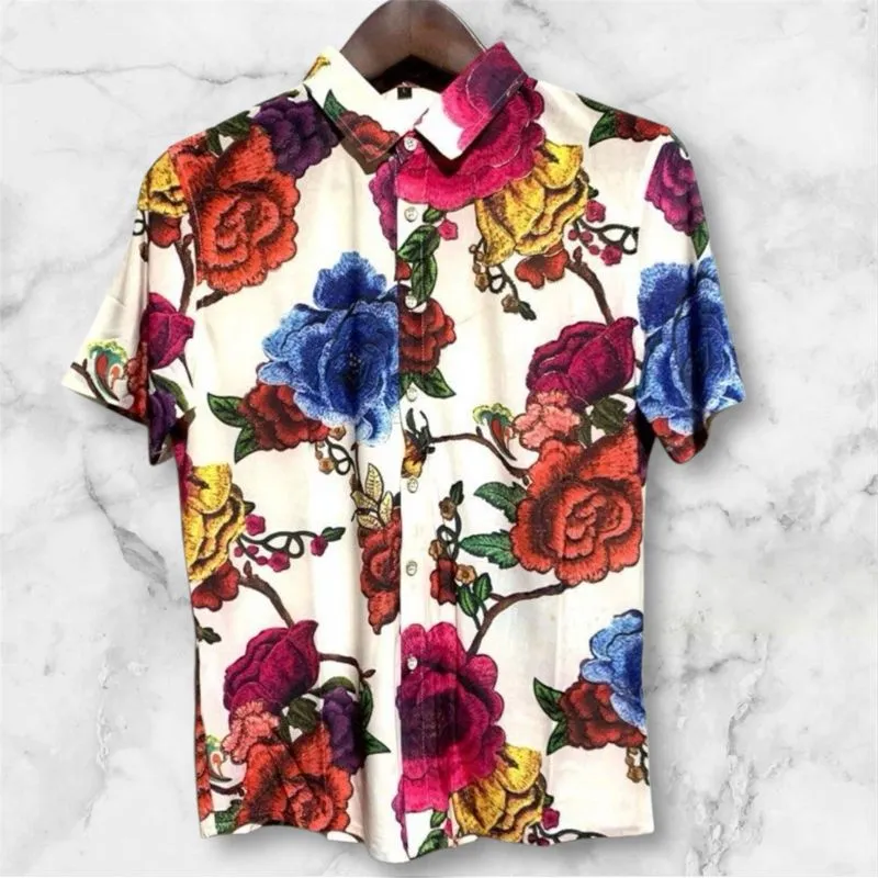 Kemeja Pantai Aloha Unbrand slim fit L fit M 67x47 vgc NEW photo 1