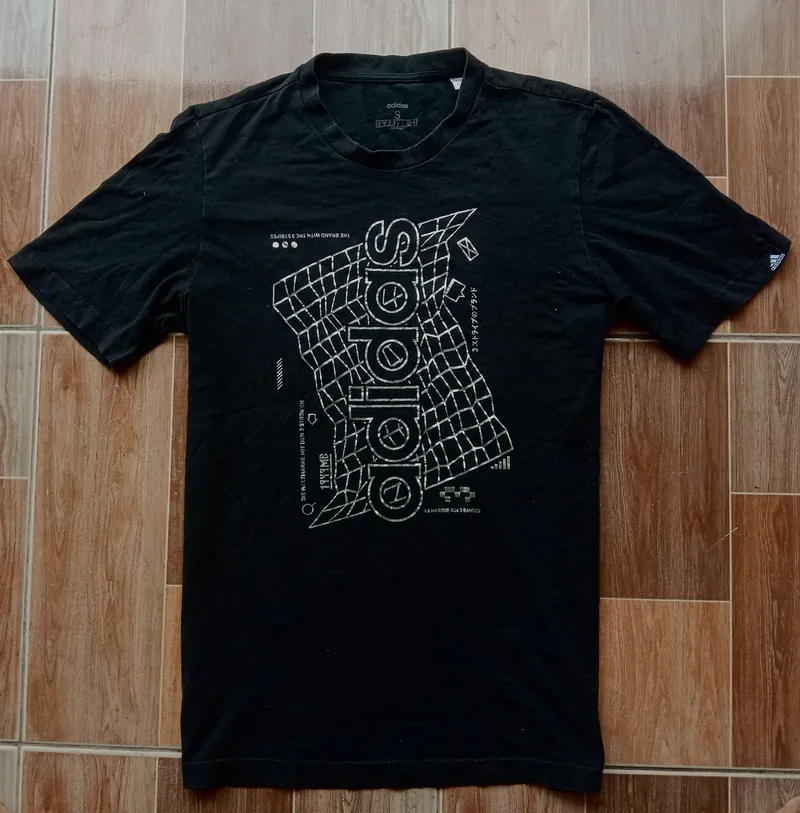 Adidas Casual T-shirt Pria black photo 1