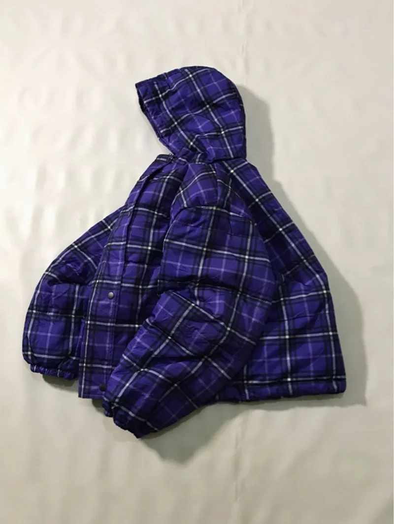 plaid jaket puffer by spinns photo 1