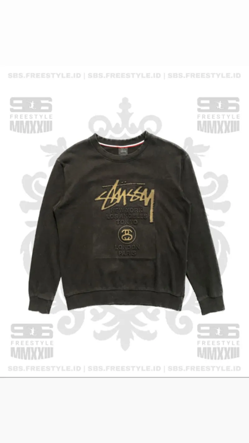 Crewneck Black Stussy USA photo 1