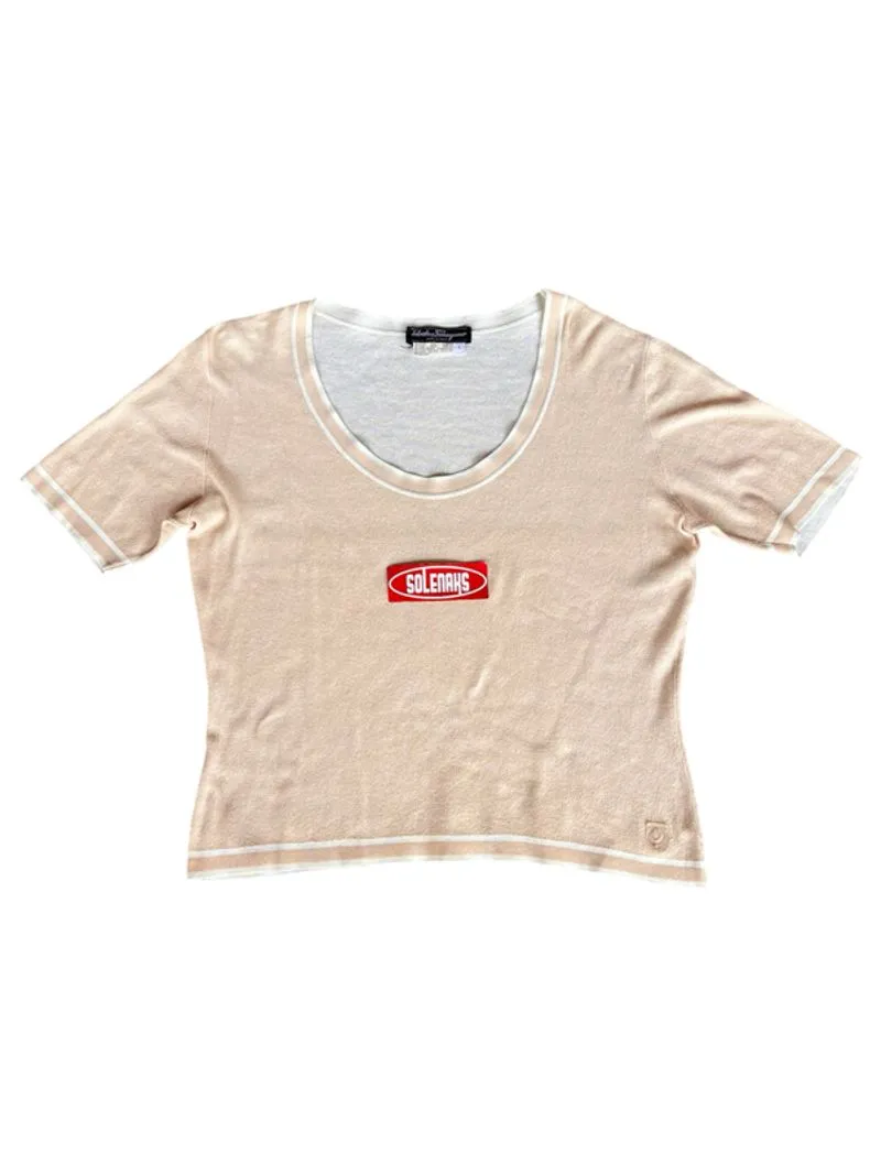 Vintage Salvatore Ferragamo crop top  photo 1