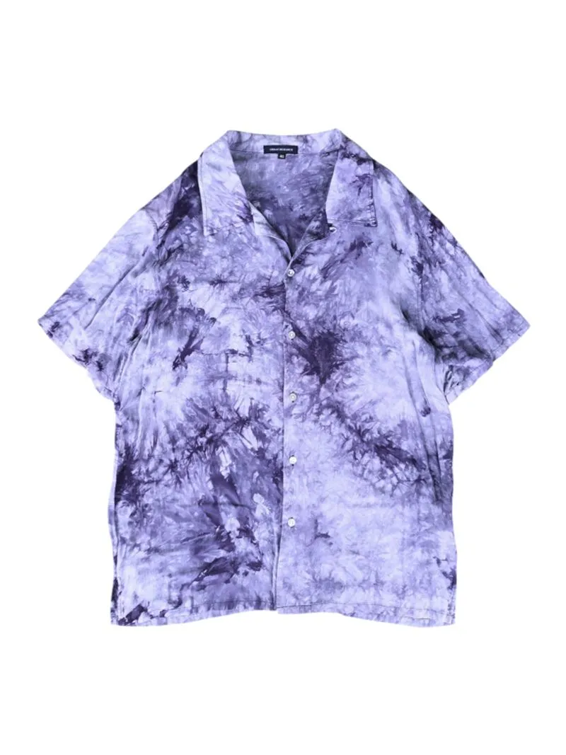Urban Research Men's Rayon Tie-dye Button-down Short Sleeve photo 1